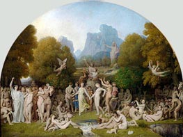 The Golden Age, 1862 by Ingres | Painting Reproduction