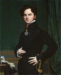 Amedee-David, The Marquis de Pastoret, c.1823/26 by Ingres | Painting Reproduction