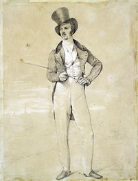 Portrait of Count Rodolphe Apponyi, 1823 von Ingres | Gemälde-Reproduktion