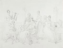 Portrait of the Family of Lucien Bonaparte | Ingres | Gemälde Reproduktion