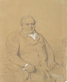 Portrait of Jean-Baptiste-Joseph-Dominique Ramel | Ingres | Painting Reproduction