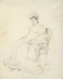 Portrait of Madame Guillaume Guillon Lethiere | Ingres | Gemälde Reproduktion