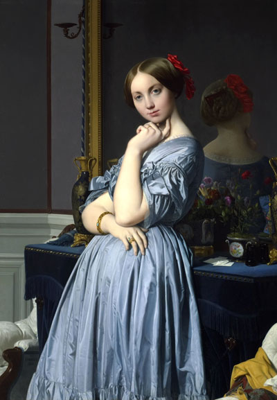 Comtesse D'Haussonville, 1845 | Ingres | Painting Reproduction