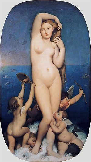 Venus Anadyomene, 1848 | Ingres | Painting Reproduction