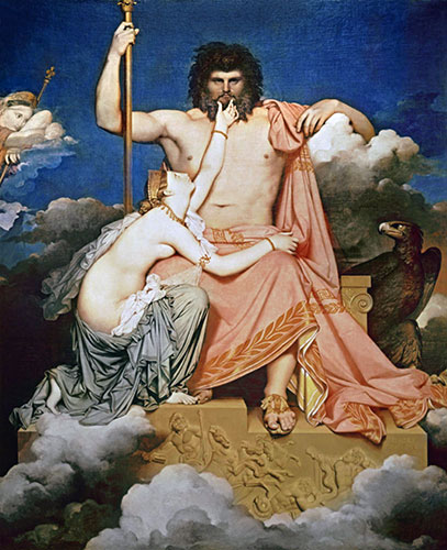 Jupiter and Thetis, 1811 | Ingres | Painting Reproduction