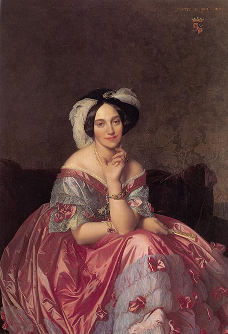 Betty de Rothschild, Baronne de Rothschild, 1848 | Ingres | Gemälde Reproduktion