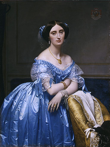 Princesse Albert de Broglie, 1853 | Ingres | Gemälde Reproduktion