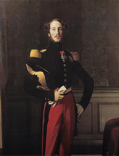 Ferdinand-Philippe-Louis-Charles, Duke of Orleans, 1842 | Ingres | Gemälde Reproduktion