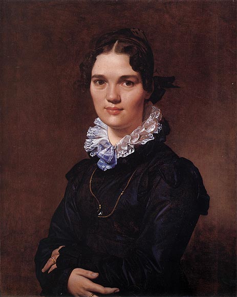 Mademoiselle Jeanne Gonin, 1821 | Ingres | Painting Reproduction
