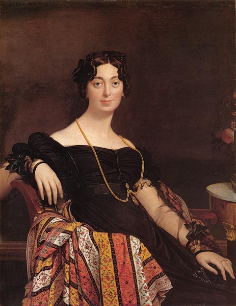 Madame Jacques-Louis Leblanc, 1823 | Ingres | Gemälde Reproduktion