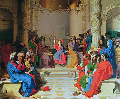Jesus Among the Doctors, 1862 | Ingres | Painting Reproduction