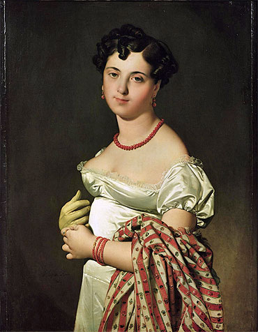 Madame Henri-Philippe-Joseph Panckouke | Ingres | Gemälde Reproduktion