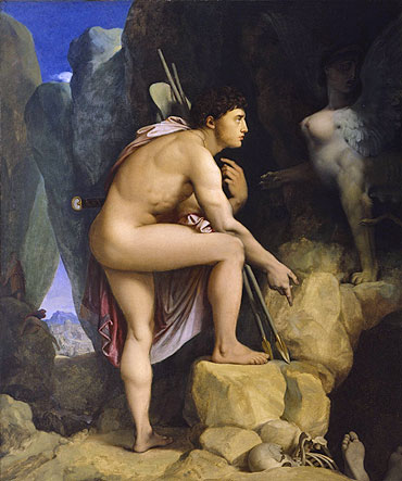 Oedipus and the Sphinx, 1864 | Ingres | Gemälde Reproduktion