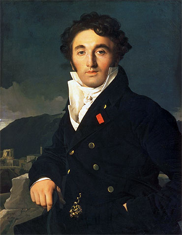 Portrait of Charles Cordier, 1811 by Ingres | Painting Reproduction