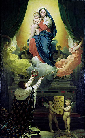 The Vow of Louis XIII, 1824 by Ingres | Painting Reproduction