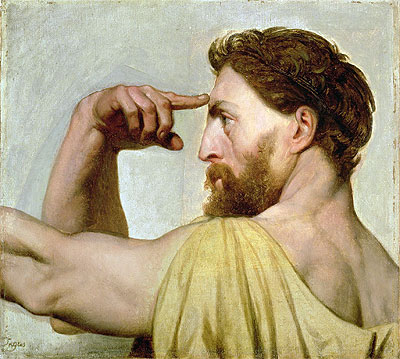 Phidias, c.1827 | Ingres | Gemälde Reproduktion