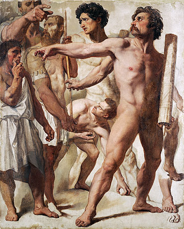 Studies for 'The Martyrdom of Saint Symphorien', 1833 | Ingres