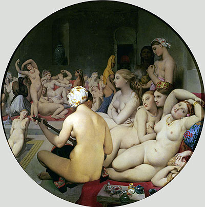 The Turkish Bath, 1863 | Ingres | Painting Reproduction