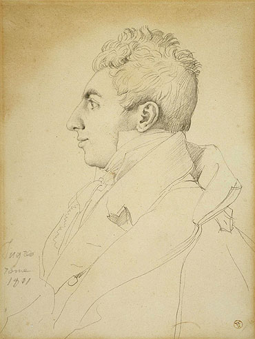 Portrait of a Man, 1811 | Ingres | Gemälde Reproduktion