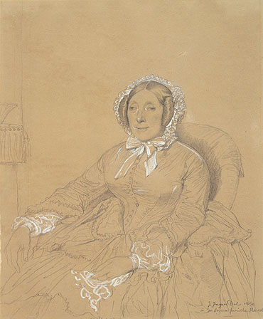 Portrait of Mme. Ramel, 1852 | Ingres | Gemälde Reproduktion