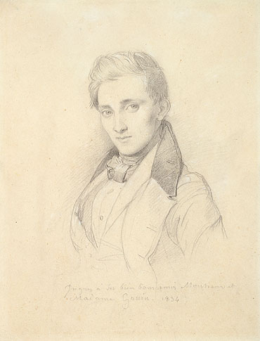 Portrait of Etienne Gonin, 1834 | Ingres | Gemälde Reproduktion