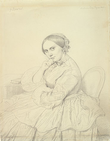 Portrait of Mme Delphine Ingres, 1855 | Ingres
