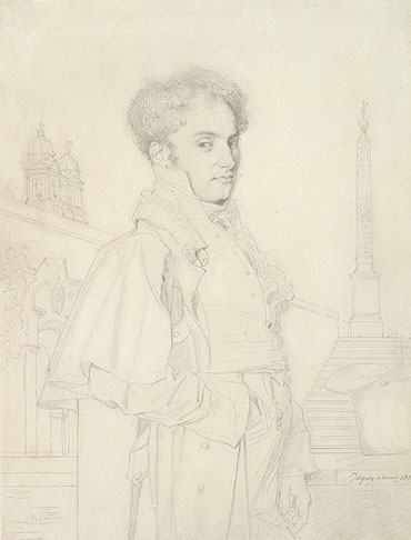 Portrait of Count Adolphe de Colombet de Landos, 1812 | Ingres