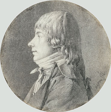 Profile Portrait of a Man, n.d. | Ingres | Gemälde Reproduktion
