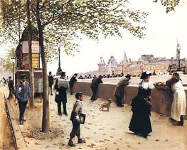 Pont-Neuf, n.d. by Jean Beraud | Painting Reproduction