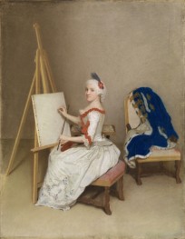 Prinzessin Caroline Louise von Hessen-Darmstadt | Jean Etienne Liotard | Gemälde Reproduktion