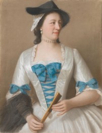 Porträt von Jeanne-Elisabeth Sellon, Lady Tyrell | Jean Etienne Liotard | Gemälde Reproduktion