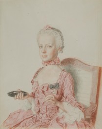 Maria Carolina, Archduchess of Austria, Future Queen of Naples | Jean Etienne Liotard | Painting Reproduction
