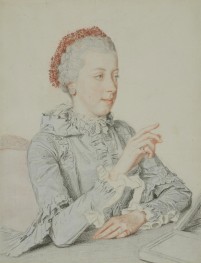 Porträt von Maria Elisabeth, Erzherzogin von Österreich | Jean Etienne Liotard | Gemälde Reproduktion