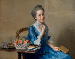 Porträt der Suzanne Necker | Jean Etienne Liotard | Gemälde Reproduktion