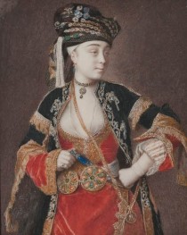 Dame in türkischem Kostüm | Jean Etienne Liotard | Gemälde Reproduktion