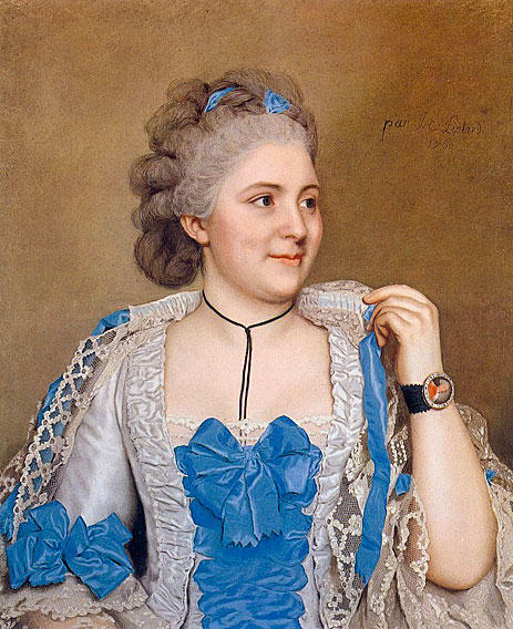 Portrait of Julie de Thellusson-Ployard, 1760 by Jean Etienne Liotard | Painting Reproduction