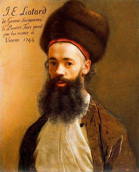 Self Portrait, 1744 by Jean Etienne Liotard | Painting Reproduction
