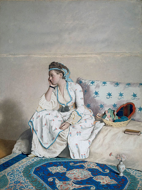 Marie Fargues, the Painter's Wife, c.1752/54 by Jean Etienne Liotard | Painting Reproduction