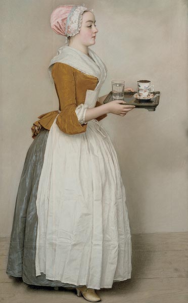 The Chocolate Girl, c.1744/45 by Jean Etienne Liotard | Painting Reproduction