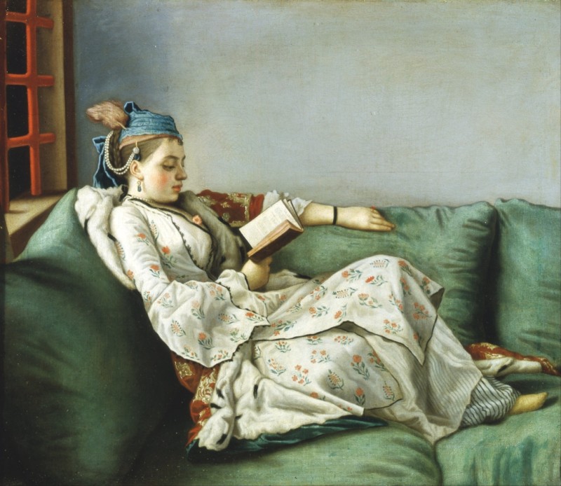 Portrait of Maria Adelaide of France in Turkish-Style Clothes, 1753 | Jean Etienne Liotard