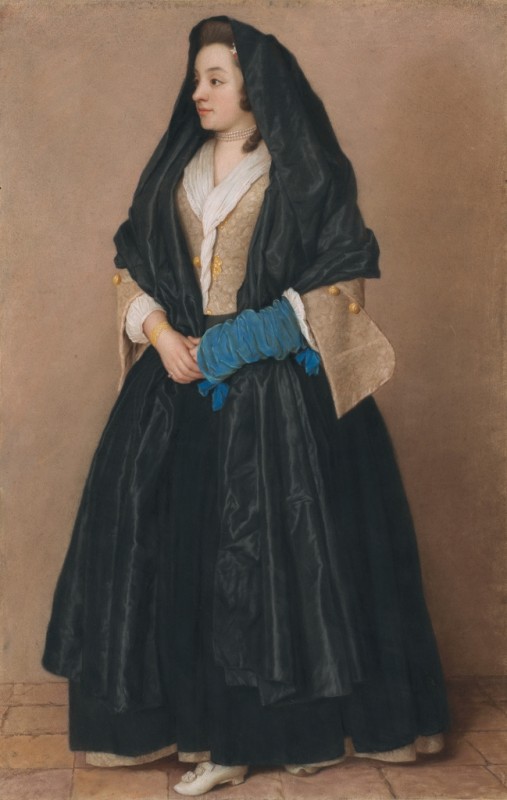 An Elegant Young Woman in Maltese Costume, 1744 | Jean Etienne Liotard