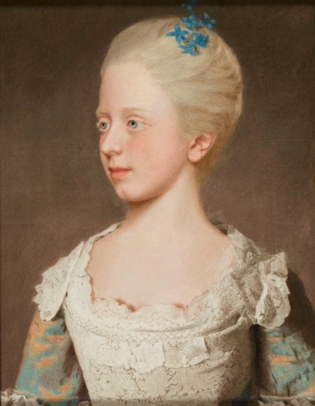 Jean Etienne Liotard | Princess Elizabeth Caroline, 1754 Princess Elizabeth Caroline, 1754 | Jean Etienne Liotard