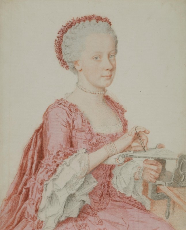 Jean Etienne Liotard | Porträt von Maria Amalia, Erzherzogin von Österreich, 1762 Porträt von Maria Amalia, Erzherzogin von Österreich, 1762 | Jean Etienne Liotard