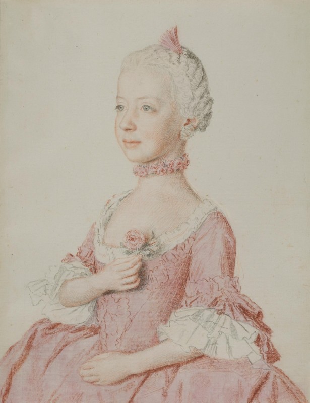 Maria Antonia, Archduchess of Austria, Future Queen of France, 1762 | Jean Etienne Liotard