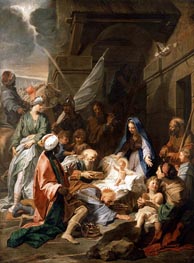 Adoration of the Magi, 1710 by Jean-Baptiste Jouvenet | Painting Reproduction