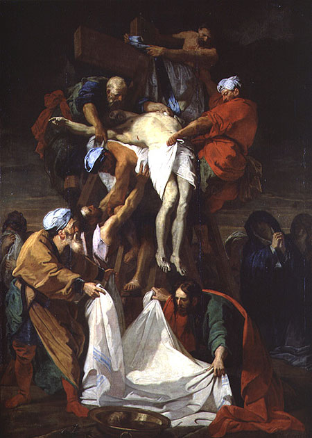 The Descent from the Cross, 1697 | Jean-Baptiste Jouvenet | Gemälde Reproduktion