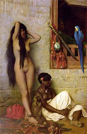 The Slave for Sale, 1873 by Gerome | Painting Reproduction