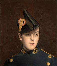 Portrait of Armand Gerome, 1848 by Gerome | Painting Reproduction