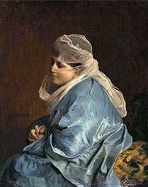 Woman of Constantinople | Gerome | Painting Reproduction