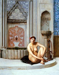 Nude Woman, undated von Gerome | Gemälde-Reproduktion